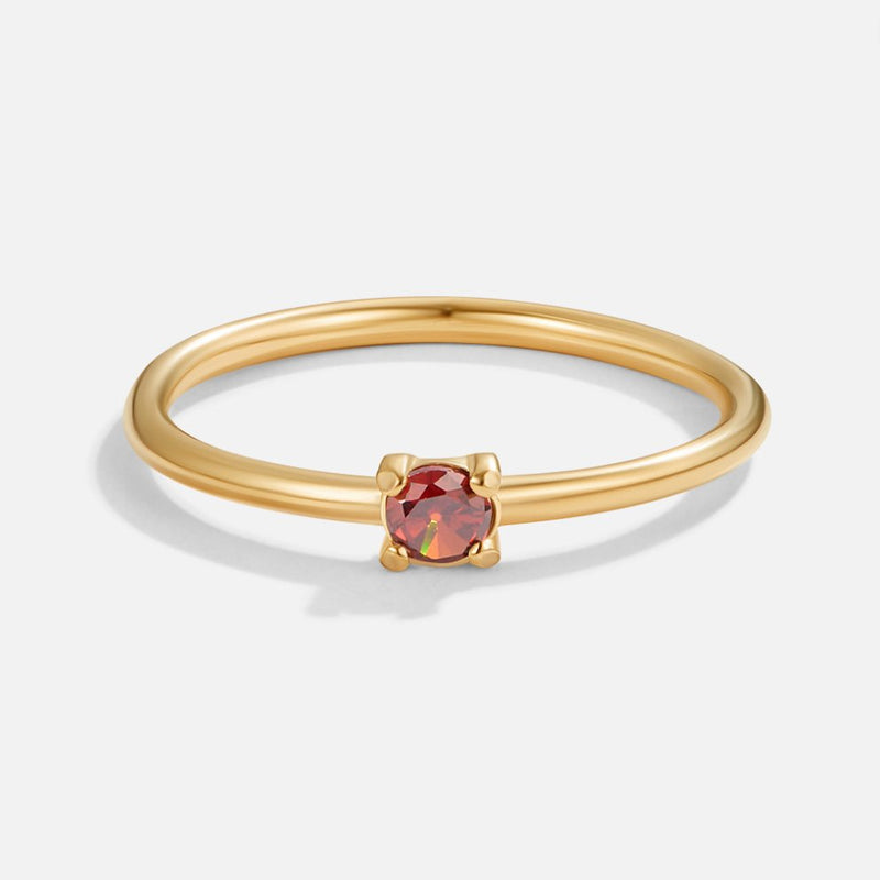 Deborah - Gemstone Birth Rings