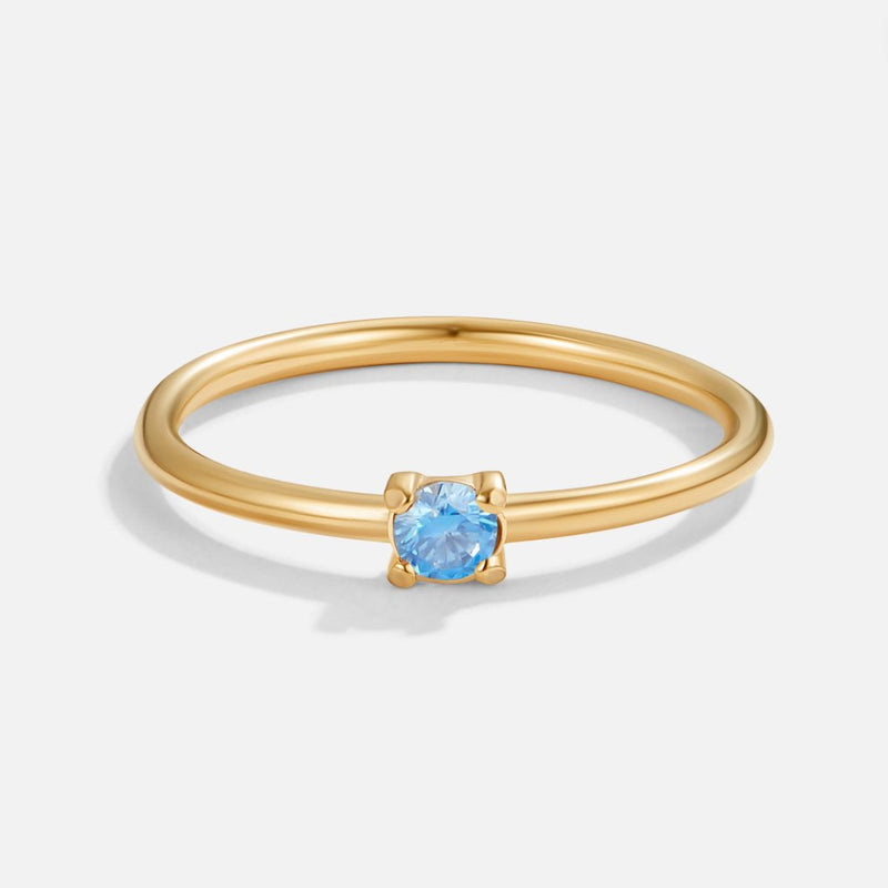 Deborah - Gemstone Birth Rings