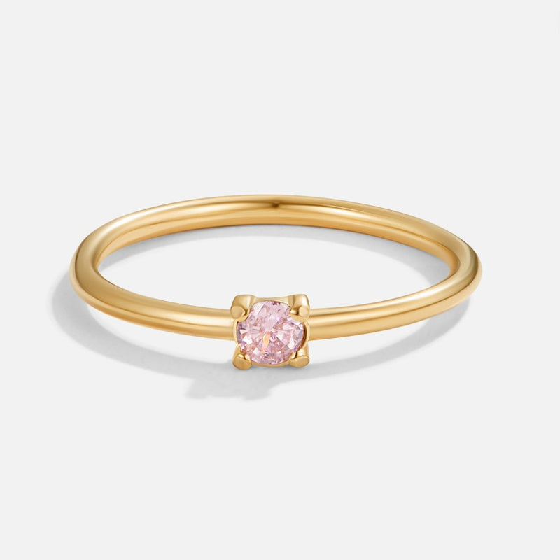 Deborah - Gemstone Birth Rings