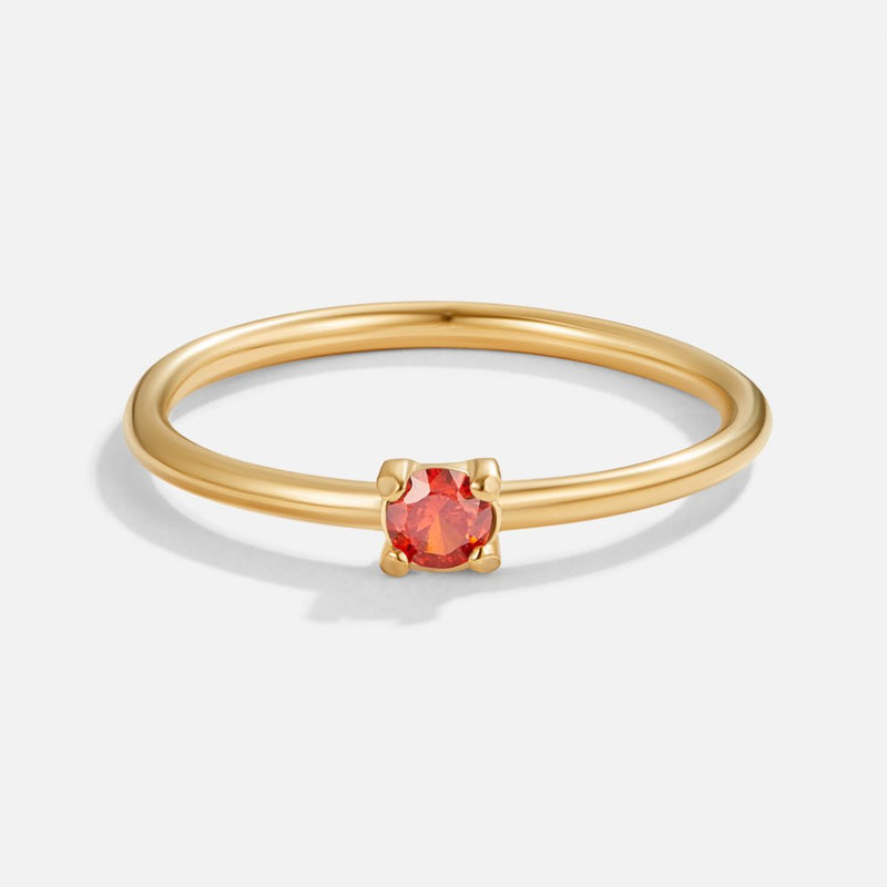 Deborah - Gemstone Birth Rings