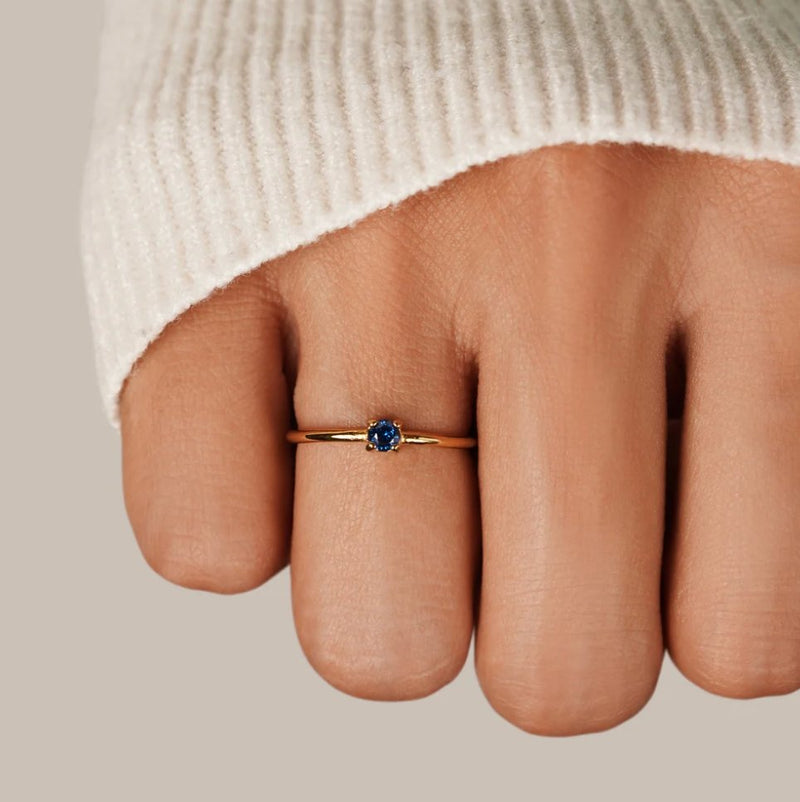Deborah - Gemstone Birth Rings