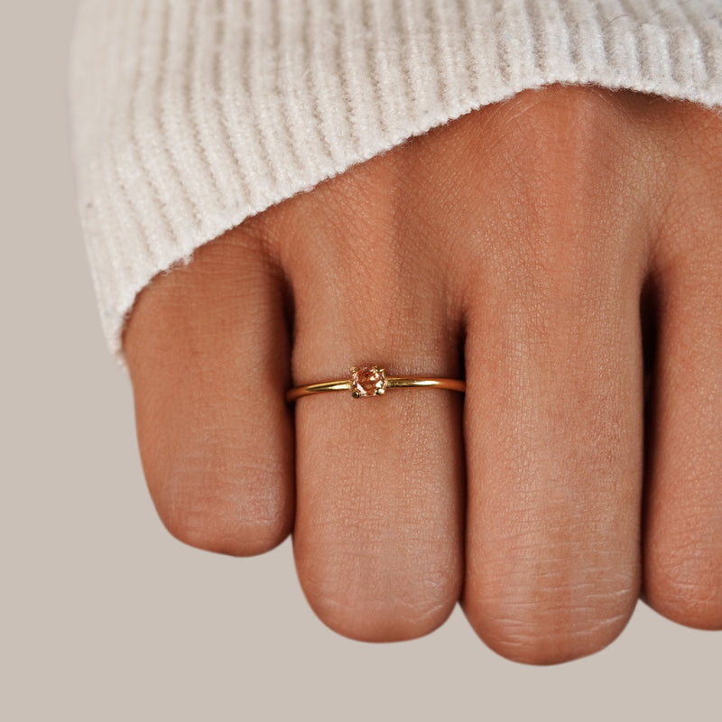 Deborah - Gemstone Birth Rings