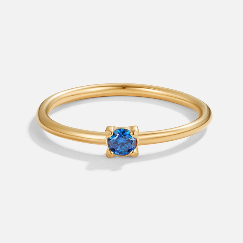 Deborah - Gemstone Birth Rings