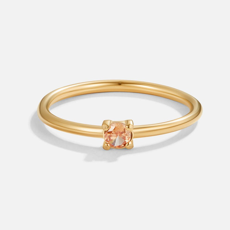 Deborah - Gemstone Birth Rings