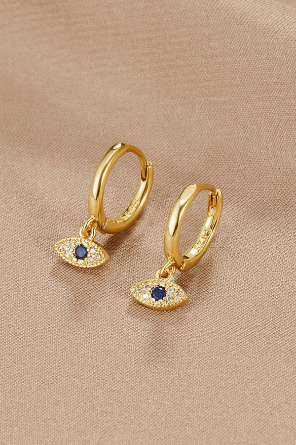 Sie - Drop Earrings with Eye Design