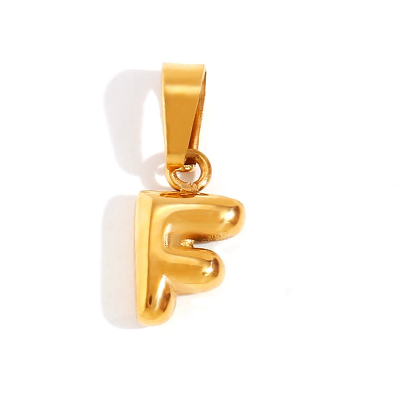 Emily - Elegant Bubble Letter Pendant Necklace
