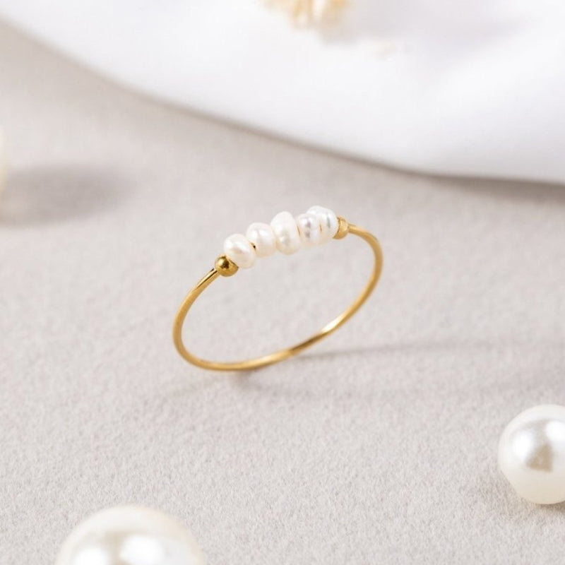 Veloria - Graceful Freshwater Pearl Ring