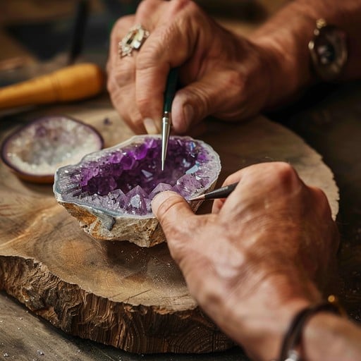 Abigail - Amethyst Elegance Bracelet
