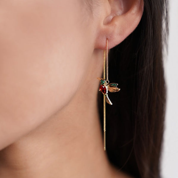 Audrey - Stylish Hummingbird Earrings