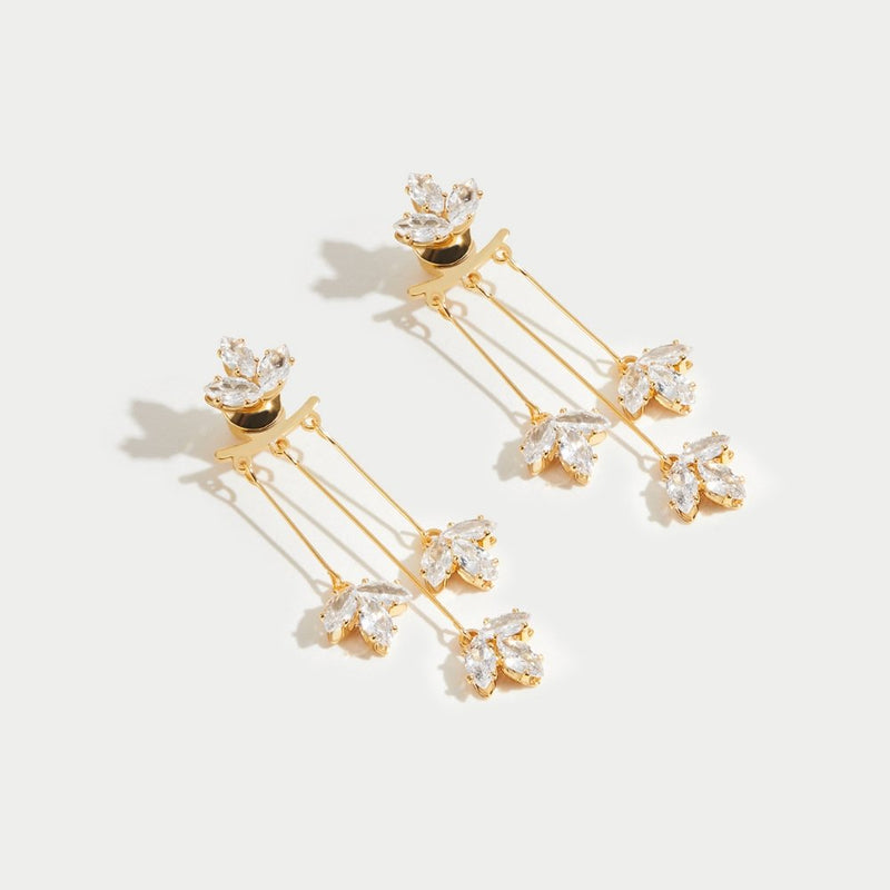 Ashley - Graceful Waterfall Earrings