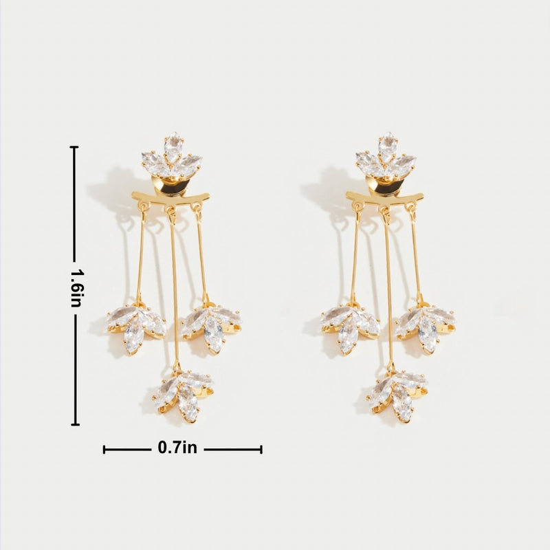 Ashley - Graceful Waterfall Earrings