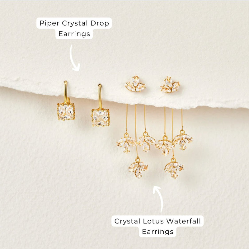 Ashley - Graceful Waterfall Earrings