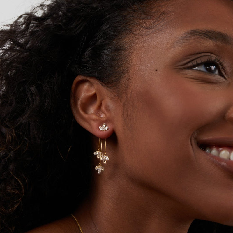 Ashley - Graceful Waterfall Earrings