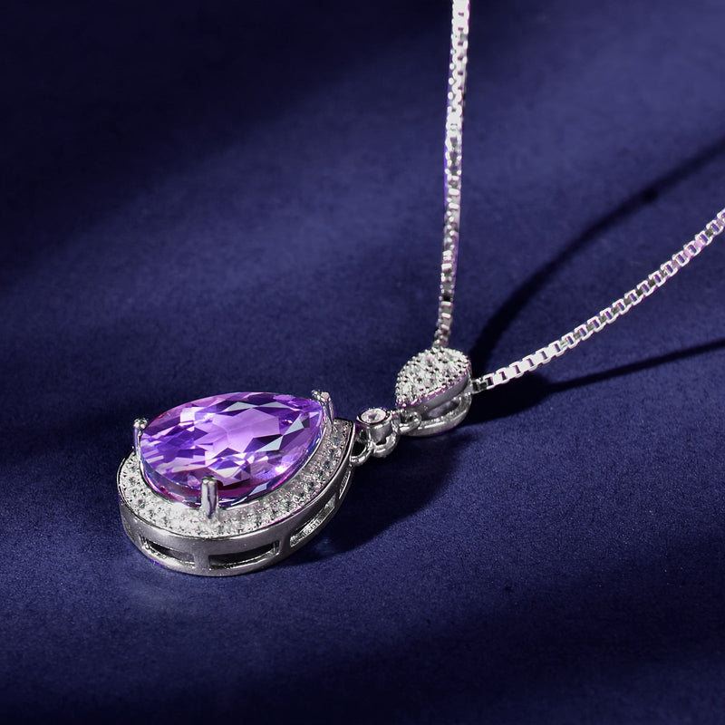 Emily - Amethyst Elegance Necklace