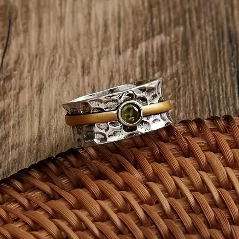 Emma - Chic Green Zirconia Ring