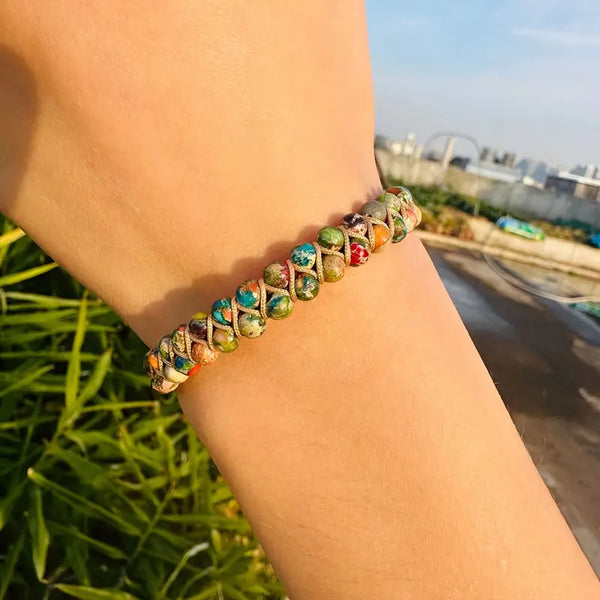 Vibrant Jasper Energy Bracelet