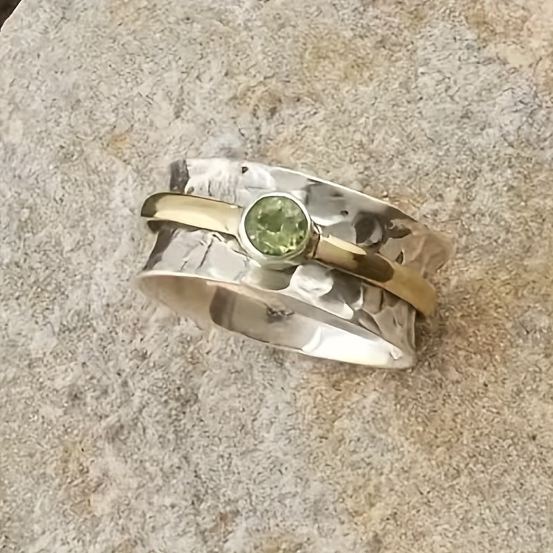 Emma - Chic Green Zirconia Ring