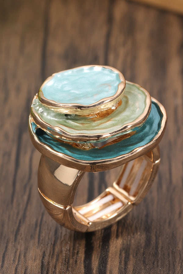 Fatima - Triple-Layer Enamel Bohemian Ring