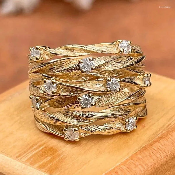 Gemma - Retro Gold Bohemian Ring
