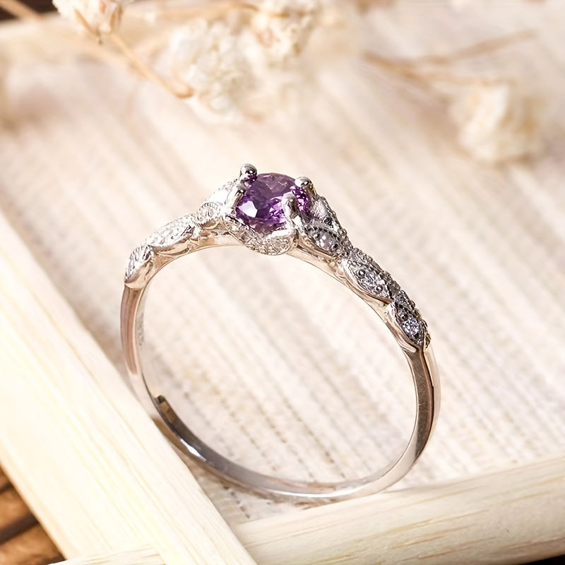 Scarlett - Amethyst  Ring