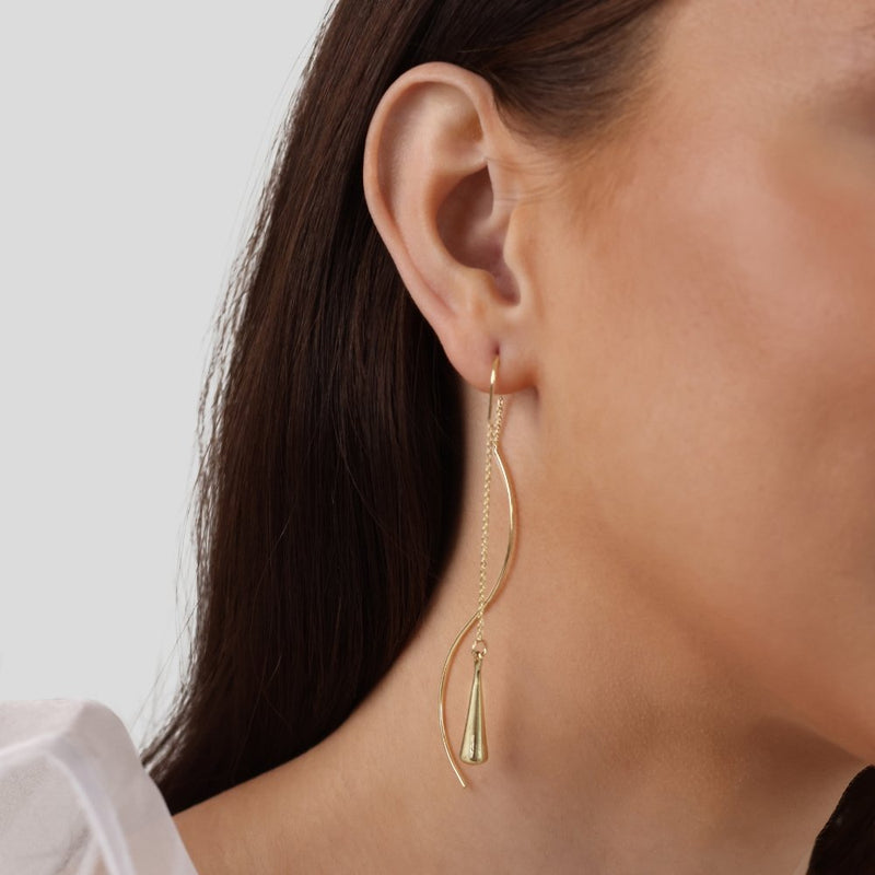 Dakota - Drop-Shaped Tassel Earrings