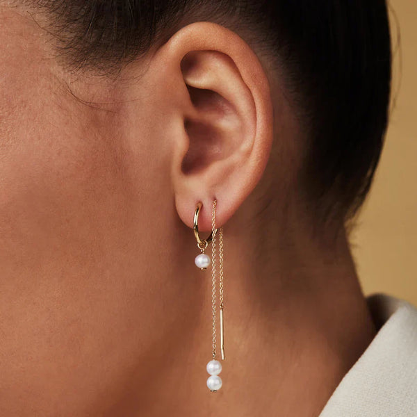 Delia - Gold Crest Earrings