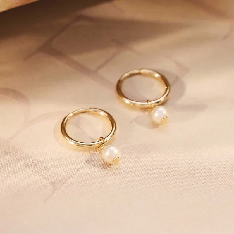 Delia - Gold Crest Earrings