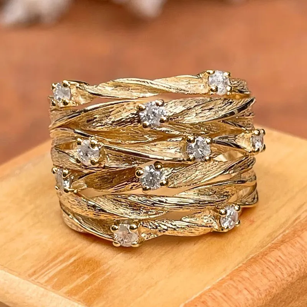 Eden - Timeless Vintage Gold Ring