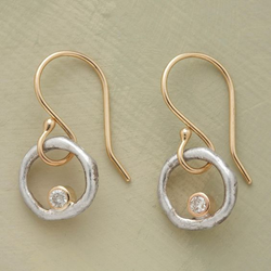 Claudia - Classic Gold and Silver Vintage Earrings