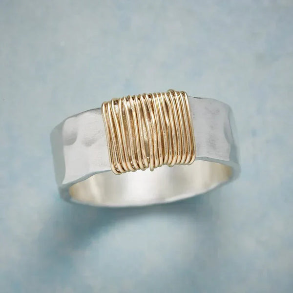 Eliza - Bohemian Golden Threads Ring