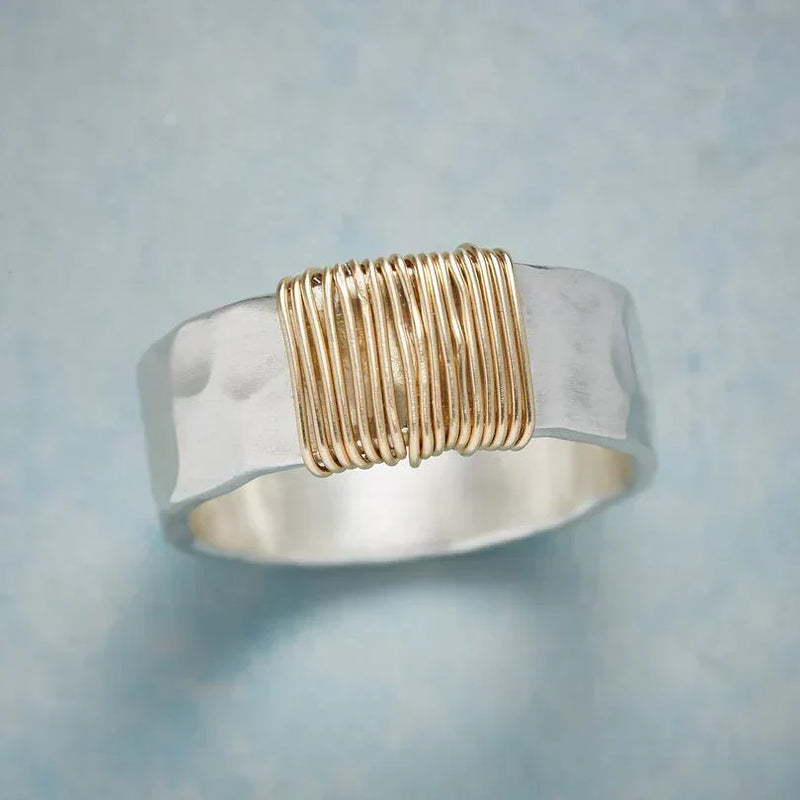 Eliza - Bohemian Golden Threads Ring