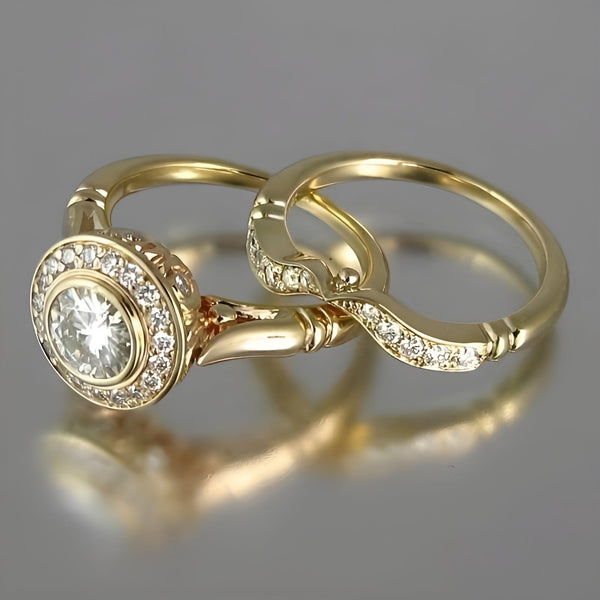 Olivia - Set of Classic Gold Vintage Rings