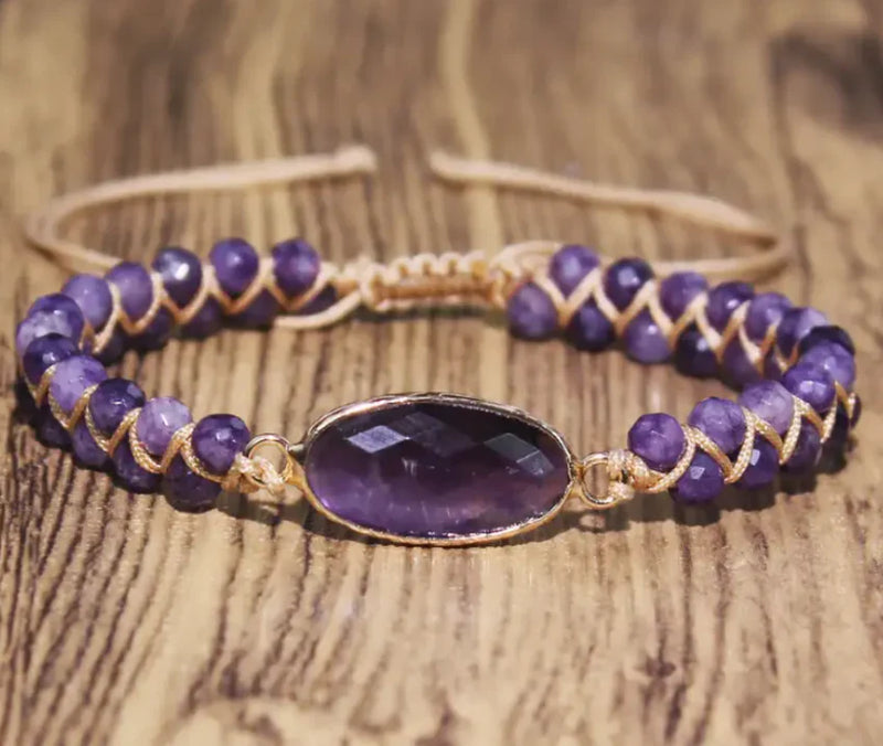 Abigail - Amethyst Elegance Bracelet