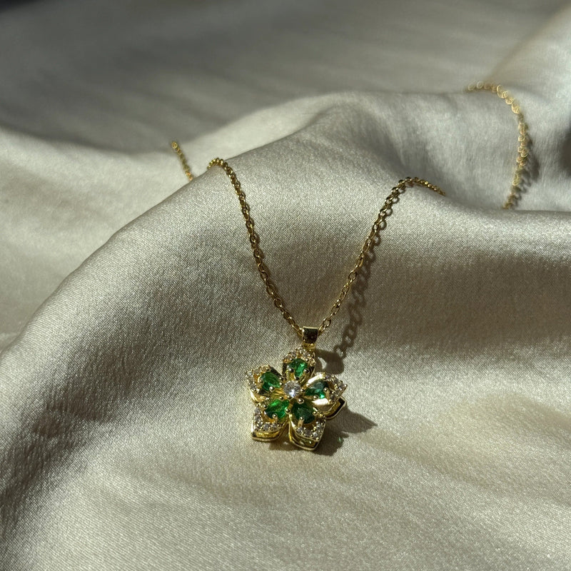 Freya - Dreamy Petal Spin Necklace