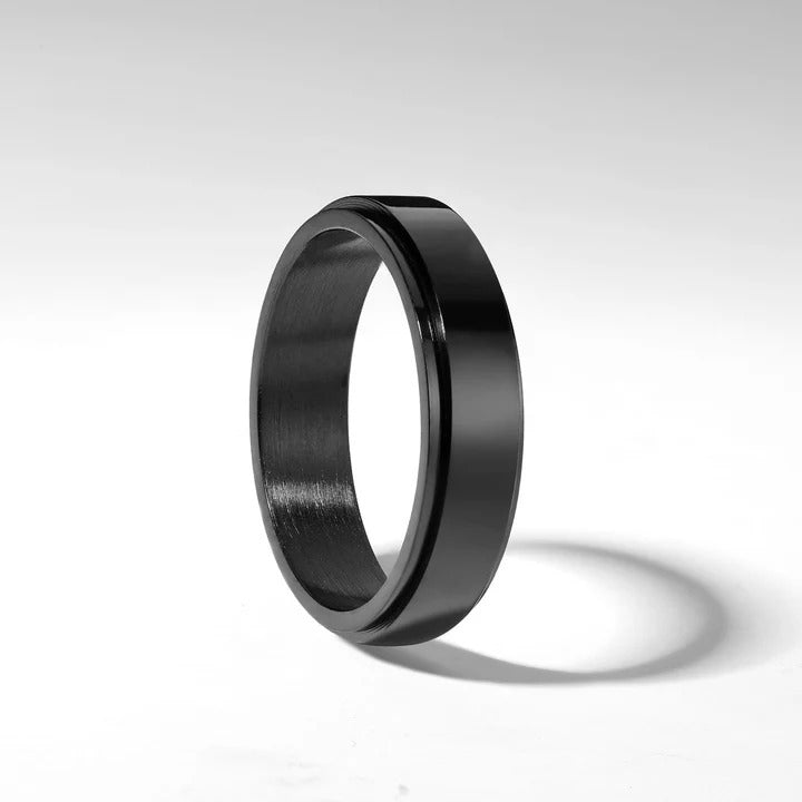 Flora - Celestial Lunar & Onyx Orbit Bands