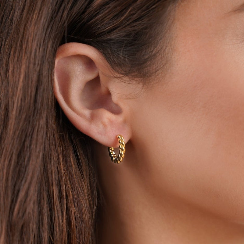 Ella - Twilight Spiral Earrings