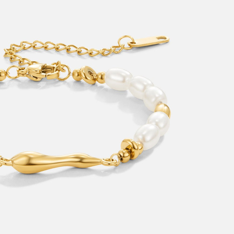 Lov Freshwater Pearl Bracelet" can be rewritten as "Lov Elegant Freshwater Pearl Bracelet.