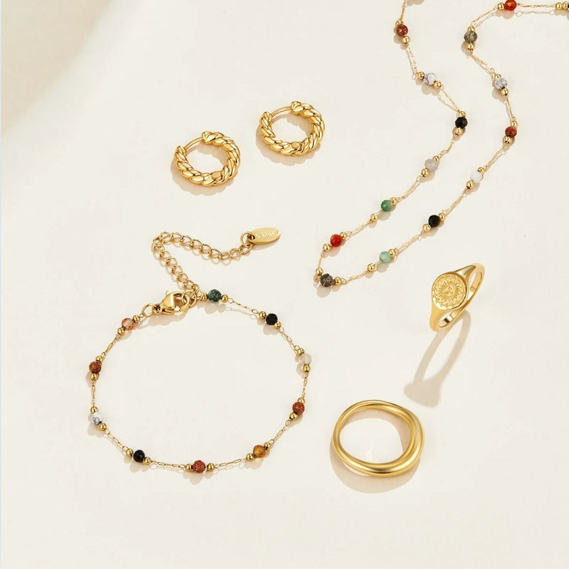 Luly - Gemstone Pendant Necklace