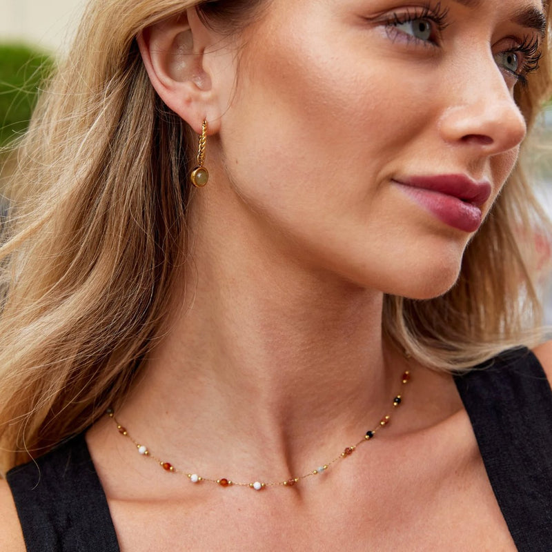 Luly - Gemstone Pendant Necklace