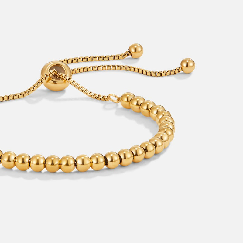 Nila - Gold Beaded Bracelet