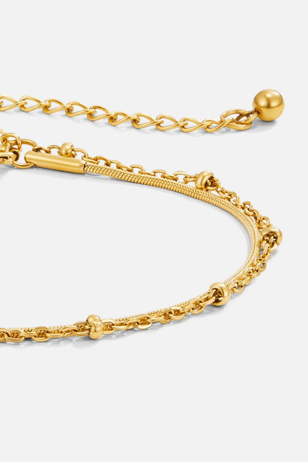 Gold Layered Bracelet by Pia