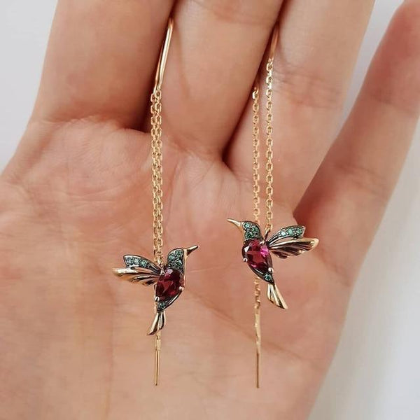 Helen - Joyful Hummingbird Earrings